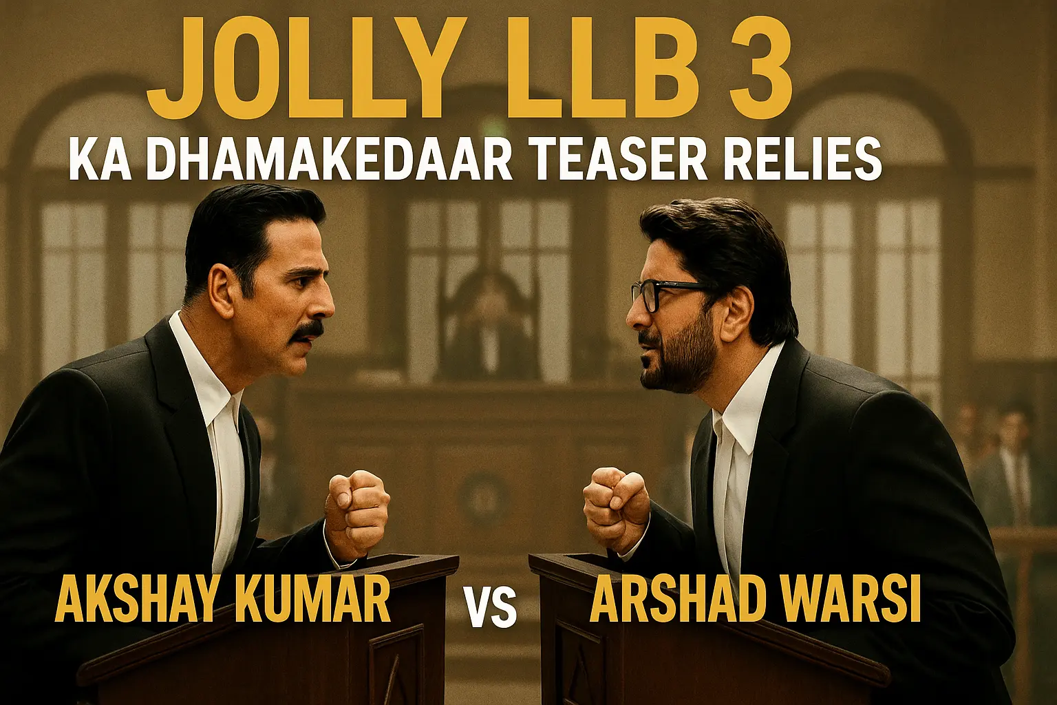 Jolly LLB 3 टीजर रिलीज़